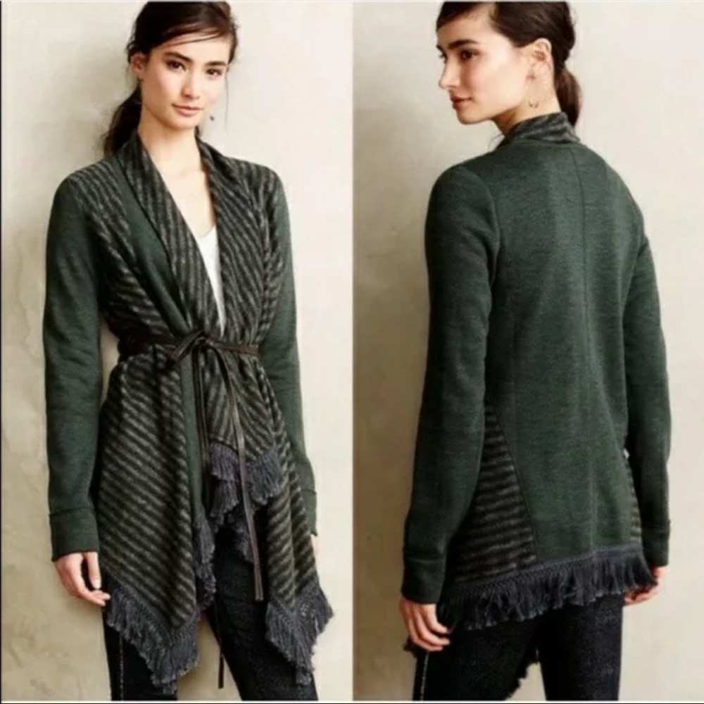 Anthropologie Saturday Sunday Striped Cardigan, Size S